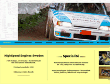 Tablet Screenshot of highspeedracing.se